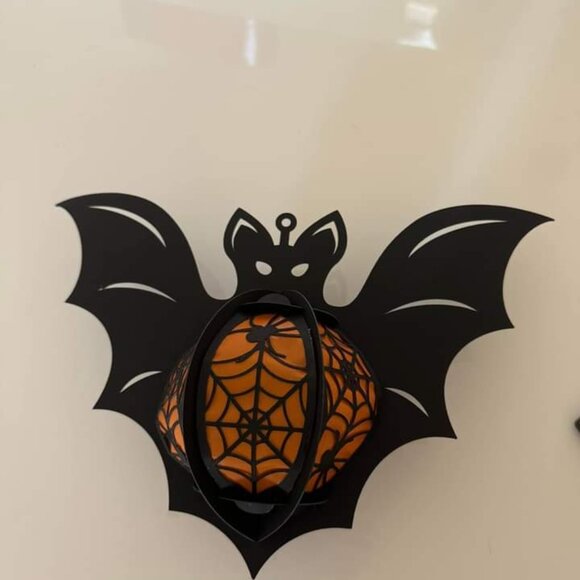 Bat, Spider tea light lantern handmade - Picture 2 of 2
